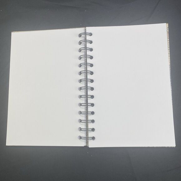 Journal Unique Day of the Dead Design Handmade Upcycle Spiral Notebook Celebrate - Picture 5 of 6